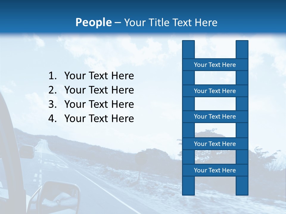 Speed Sky Futuristic PowerPoint Template