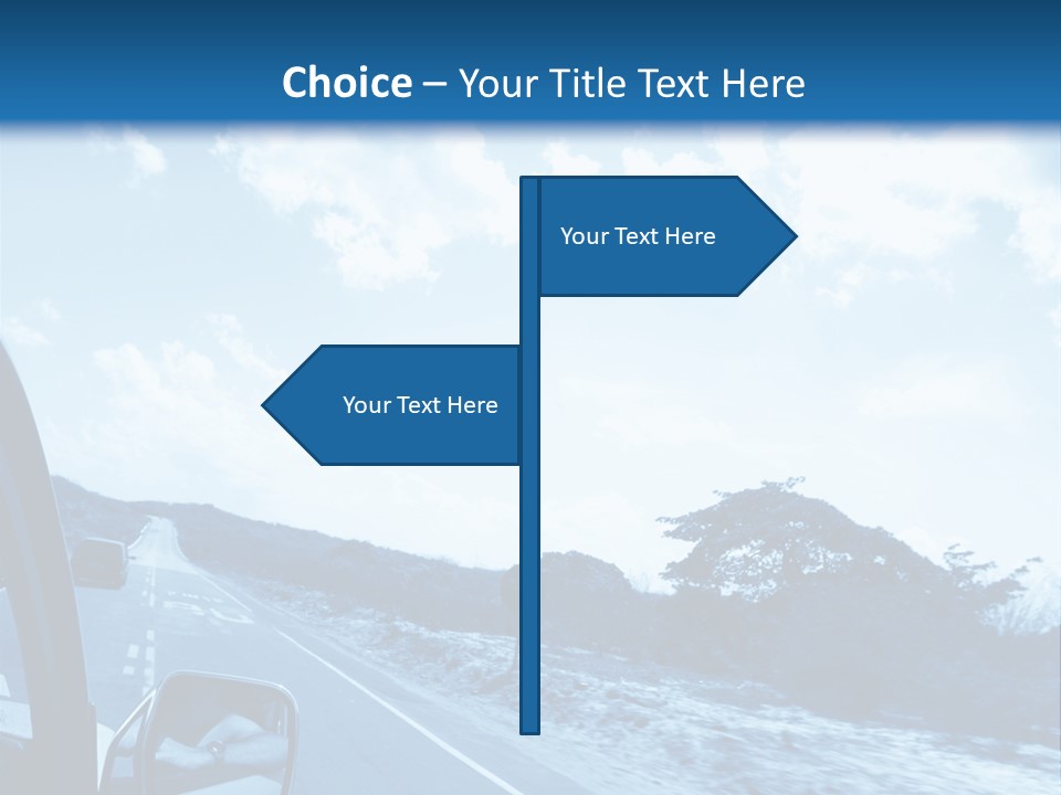 Speed Sky Futuristic PowerPoint Template