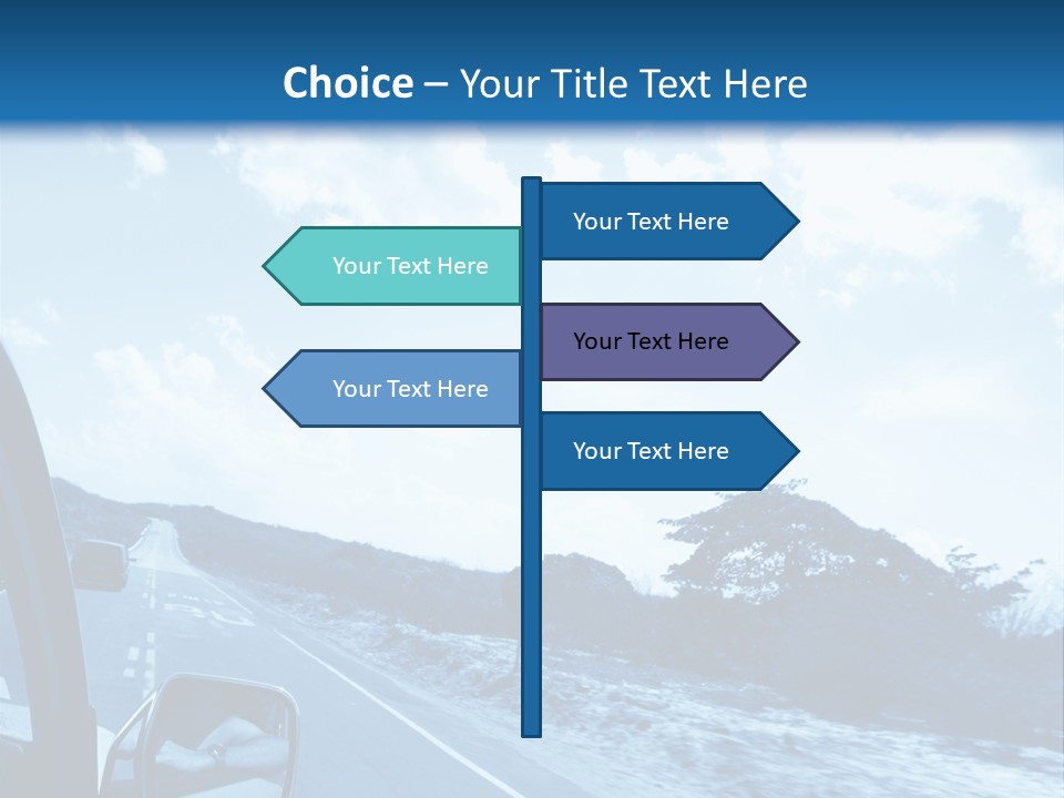 Speed Sky Futuristic PowerPoint Template