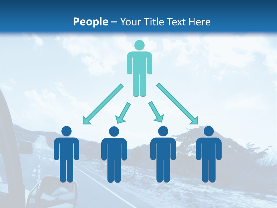 Speed Sky Futuristic PowerPoint Template