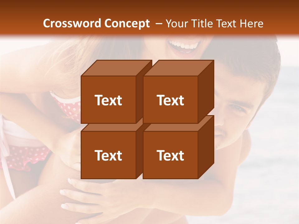 Woman People Family PowerPoint Template