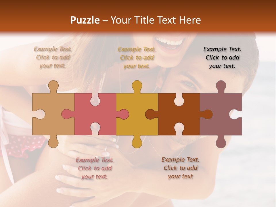 Woman People Family PowerPoint Template