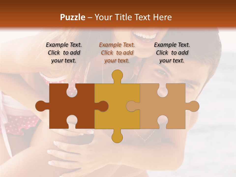 Woman People Family PowerPoint Template