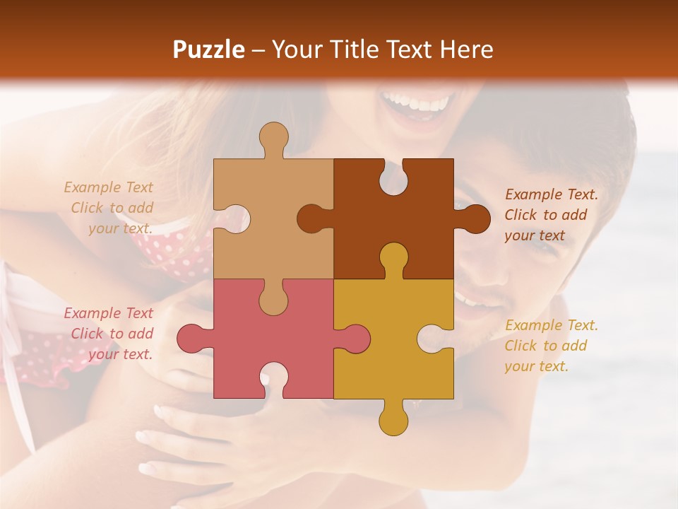Woman People Family PowerPoint Template