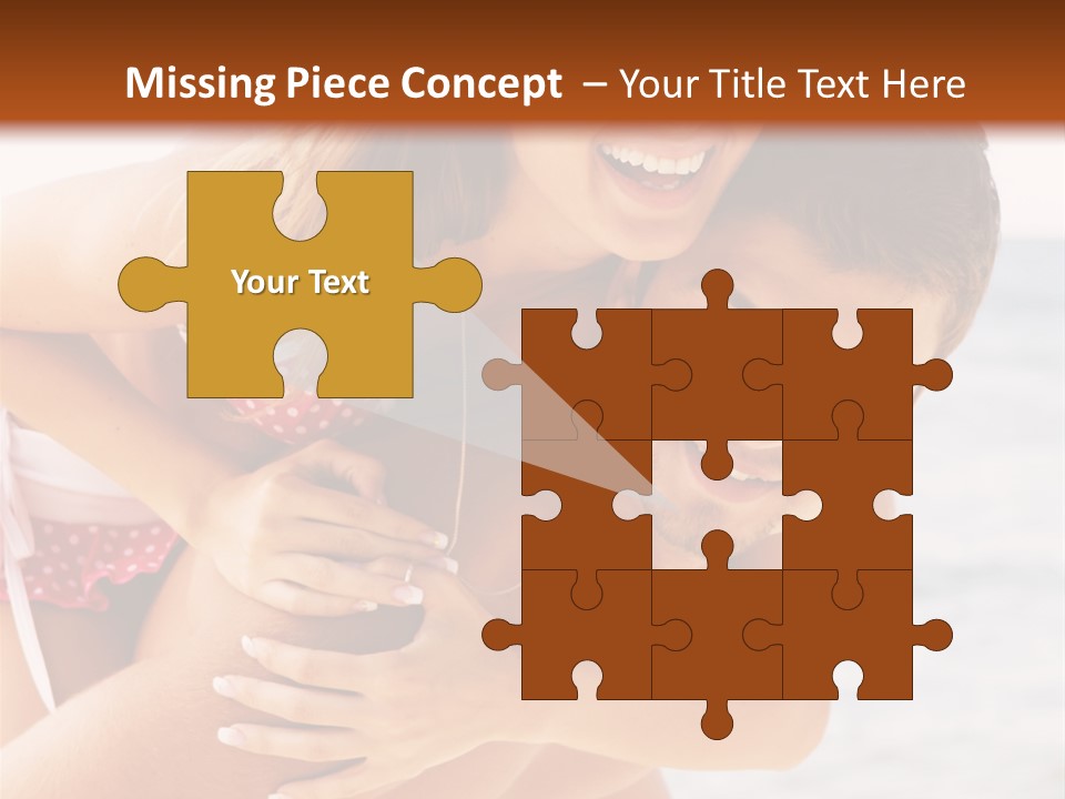 Woman People Family PowerPoint Template