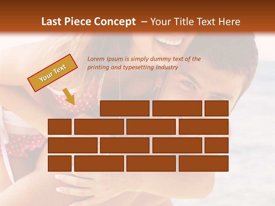 Woman People Family PowerPoint Template