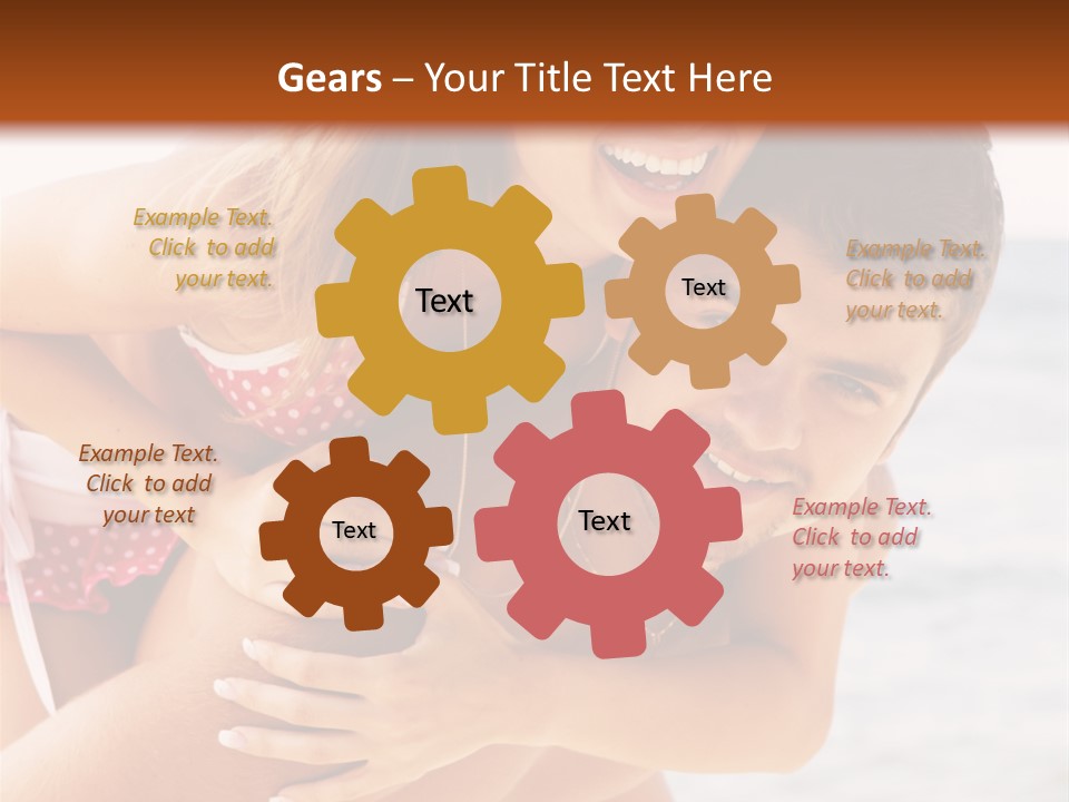 Woman People Family PowerPoint Template