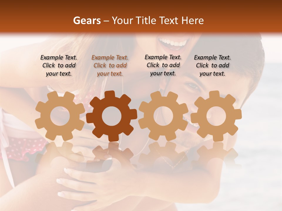 Woman People Family PowerPoint Template