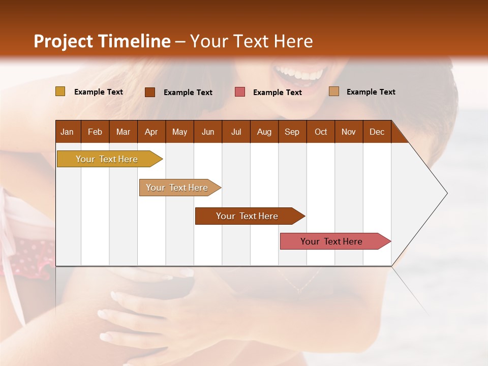 Woman People Family PowerPoint Template