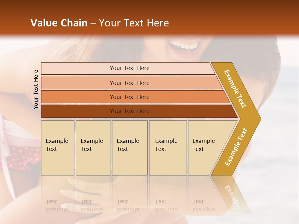 Woman People Family PowerPoint Template