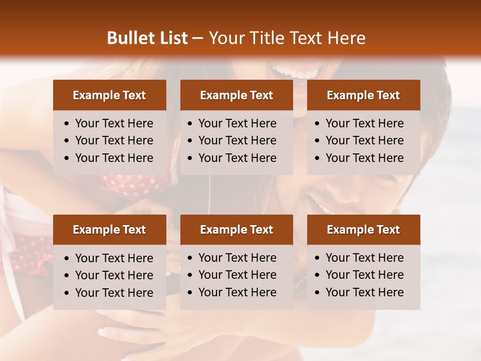 Woman People Family PowerPoint Template