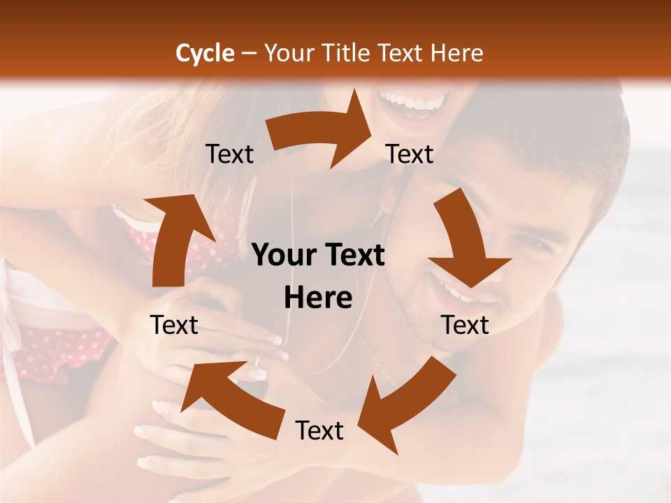 Woman People Family PowerPoint Template