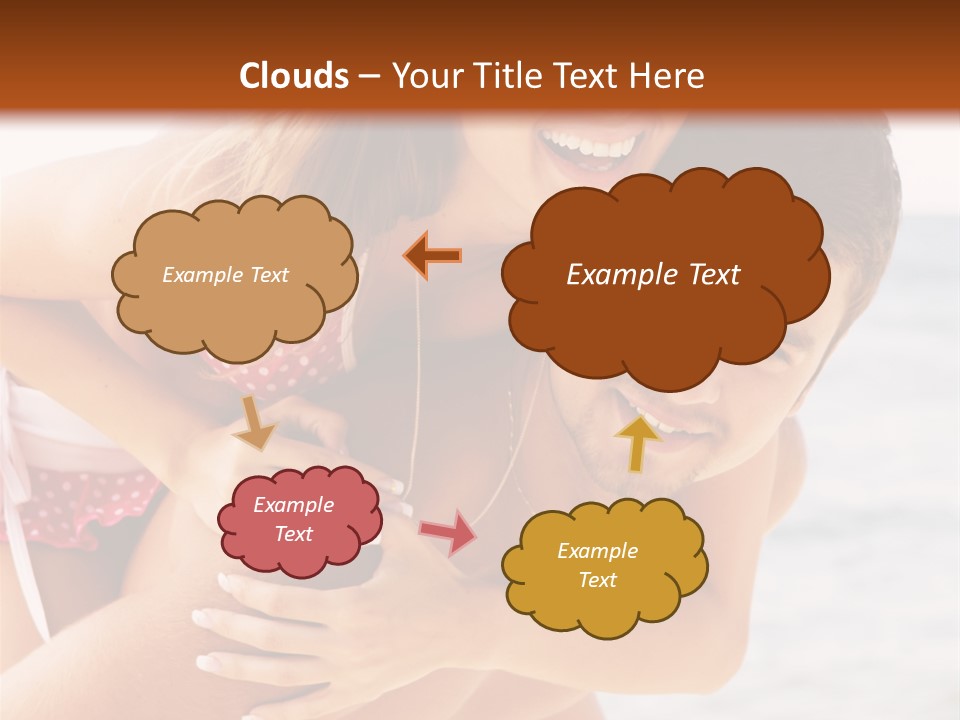 Woman People Family PowerPoint Template