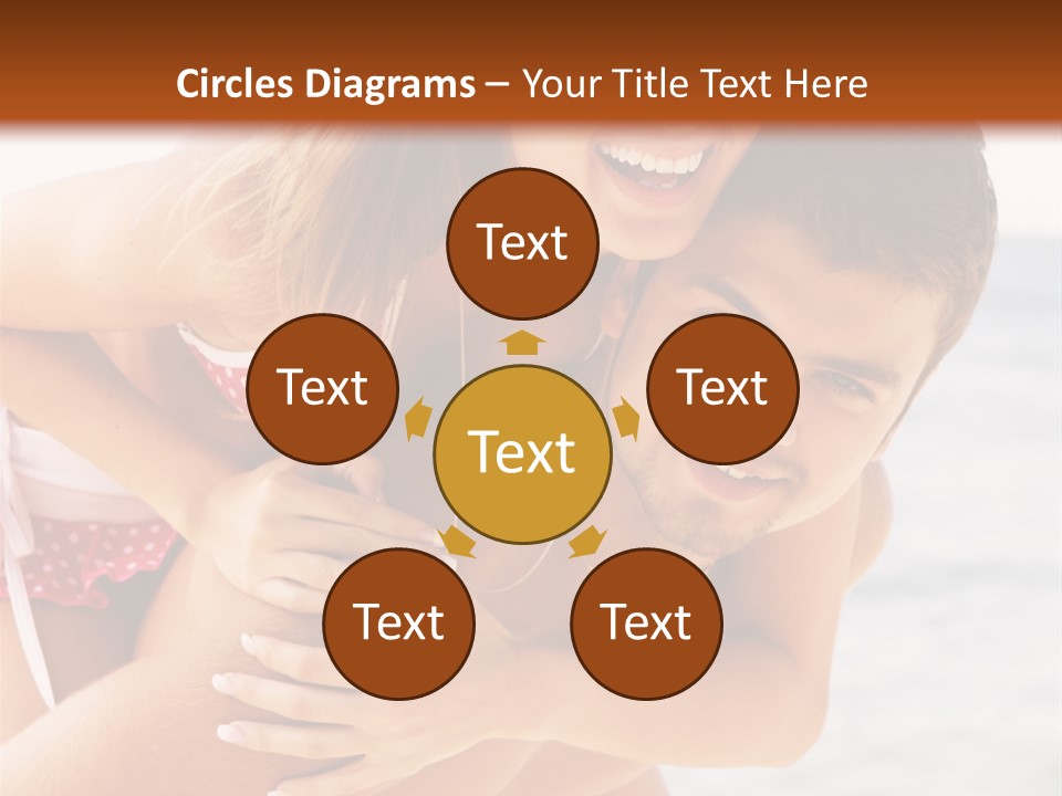 Woman People Family PowerPoint Template