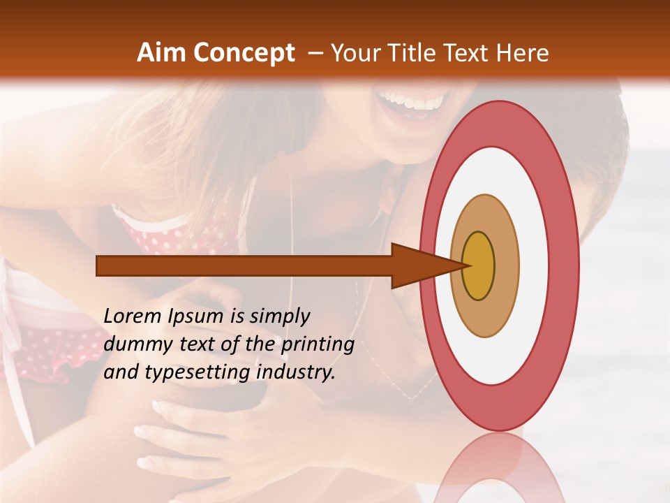 Woman People Family PowerPoint Template