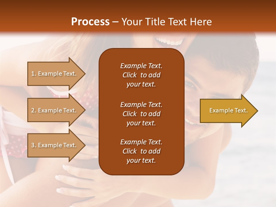 Woman People Family PowerPoint Template
