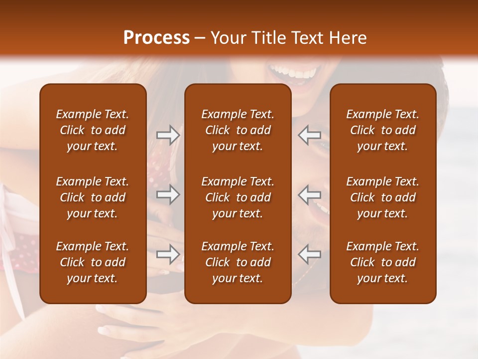 Woman People Family PowerPoint Template