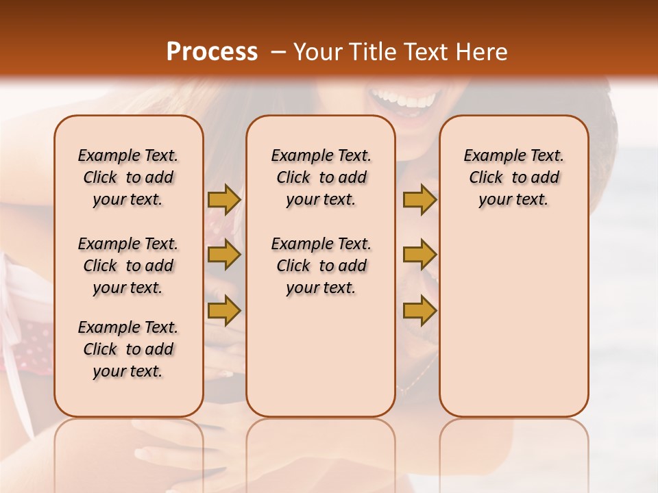 Woman People Family PowerPoint Template