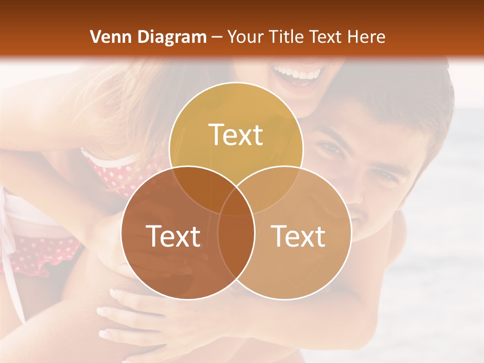 Woman People Family PowerPoint Template