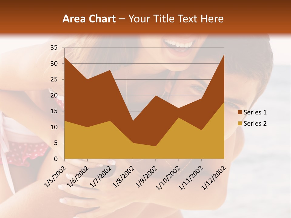 Woman People Family PowerPoint Template