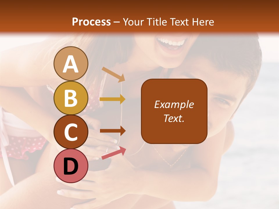 Woman People Family PowerPoint Template