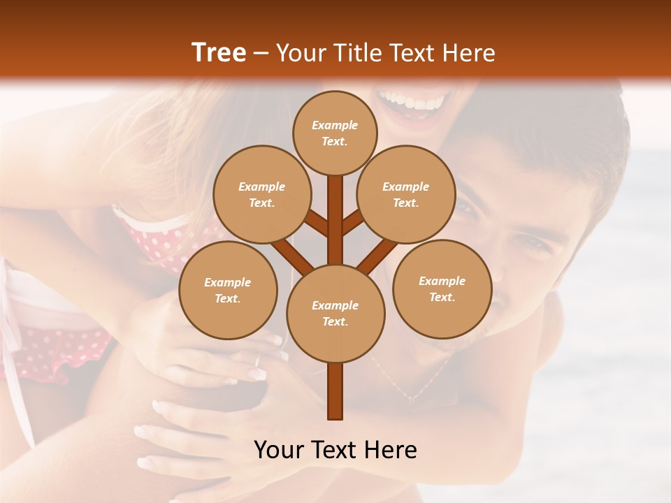 Woman People Family PowerPoint Template