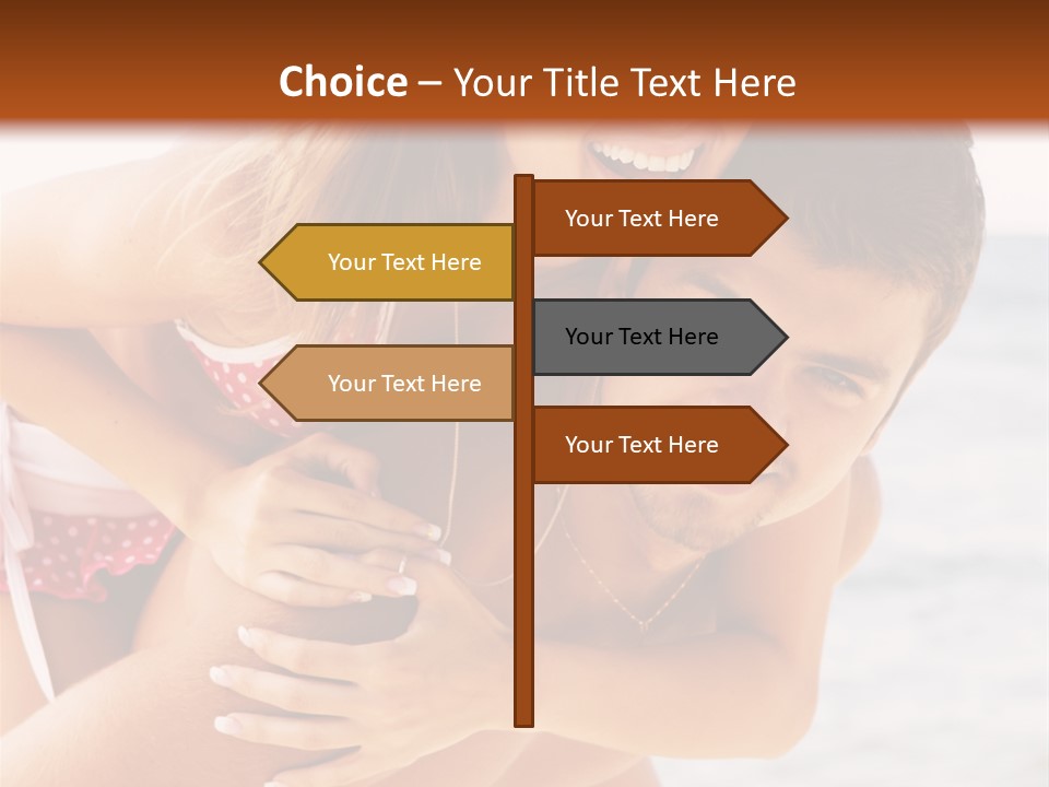 Woman People Family PowerPoint Template