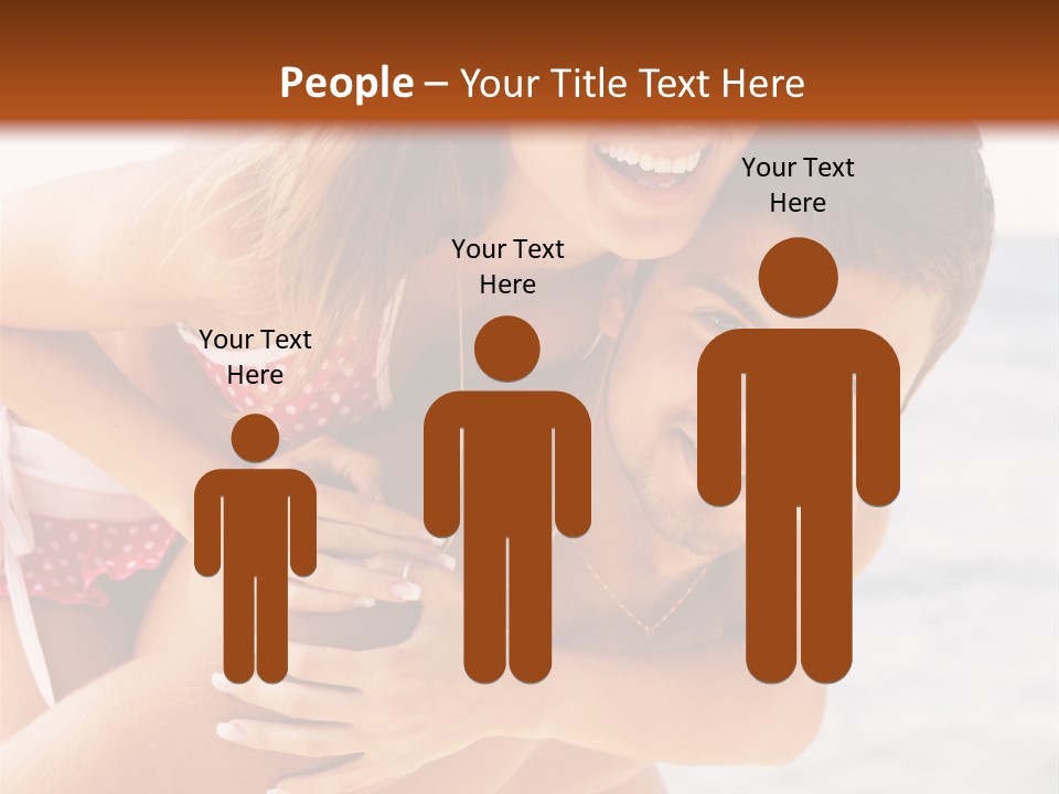 Woman People Family PowerPoint Template