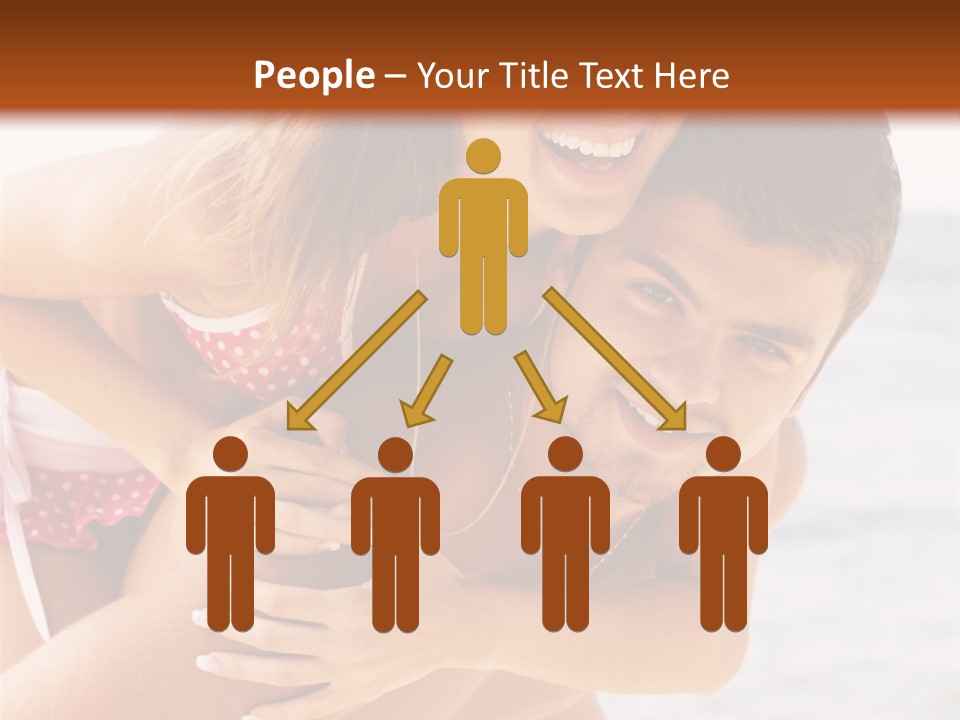 Woman People Family PowerPoint Template