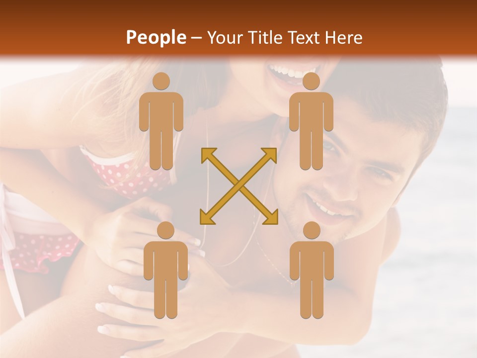 Woman People Family PowerPoint Template