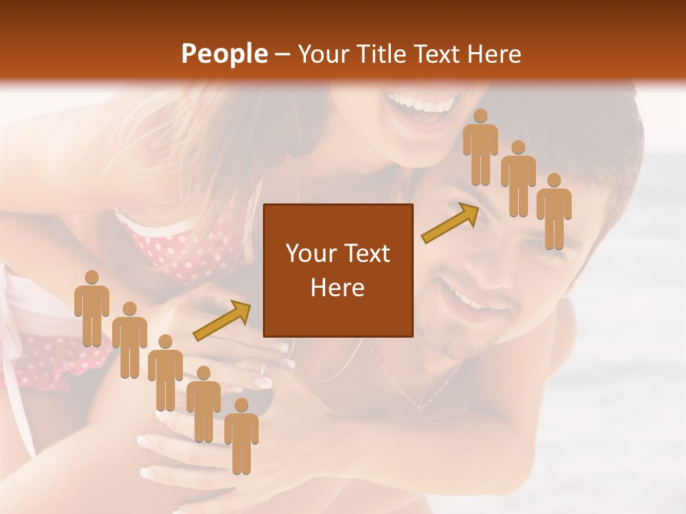 Woman People Family PowerPoint Template