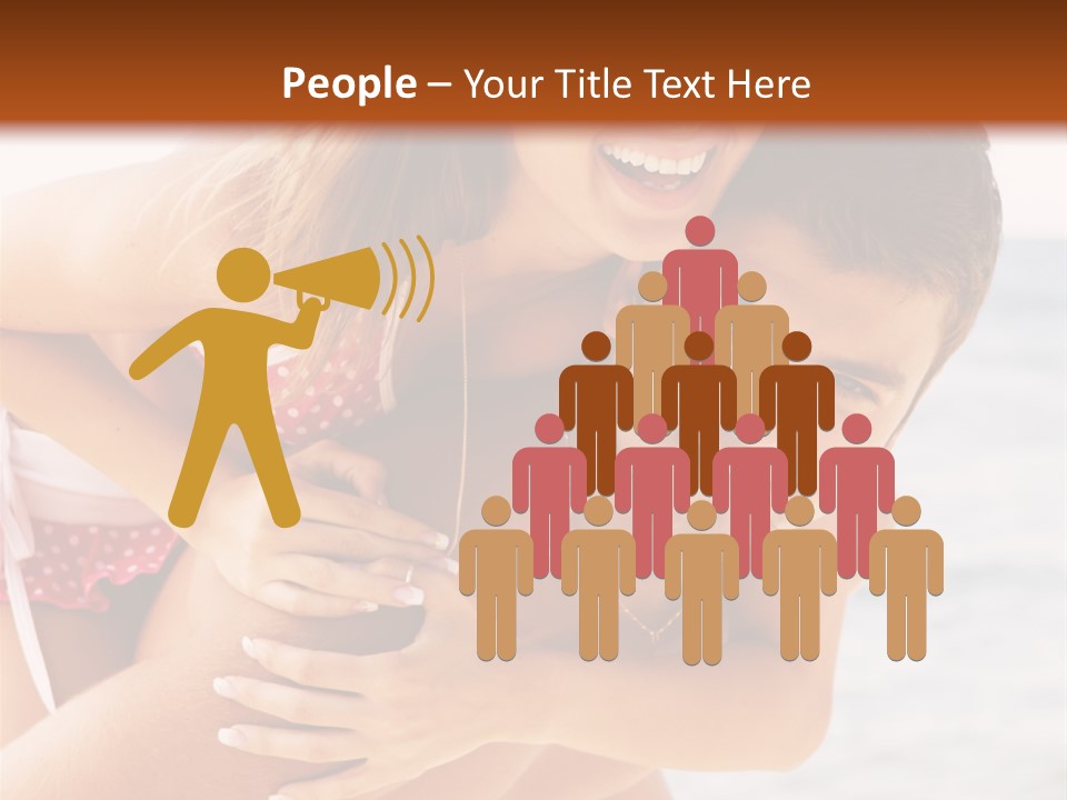 Woman People Family PowerPoint Template