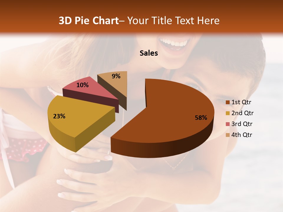 Woman People Family PowerPoint Template