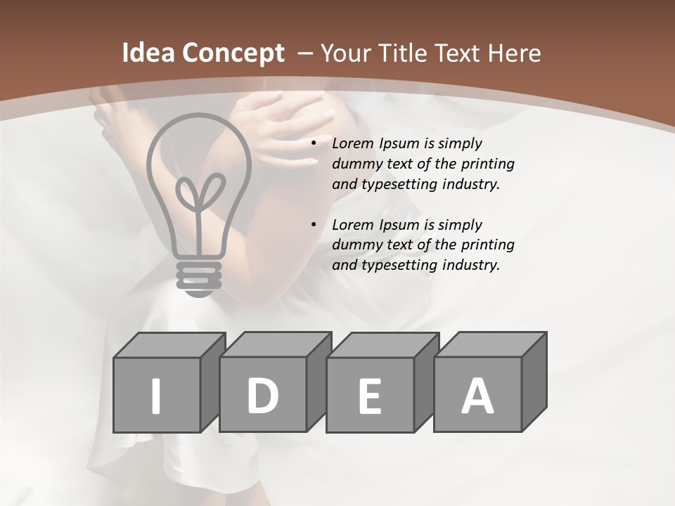 Dark Woman One PowerPoint Template