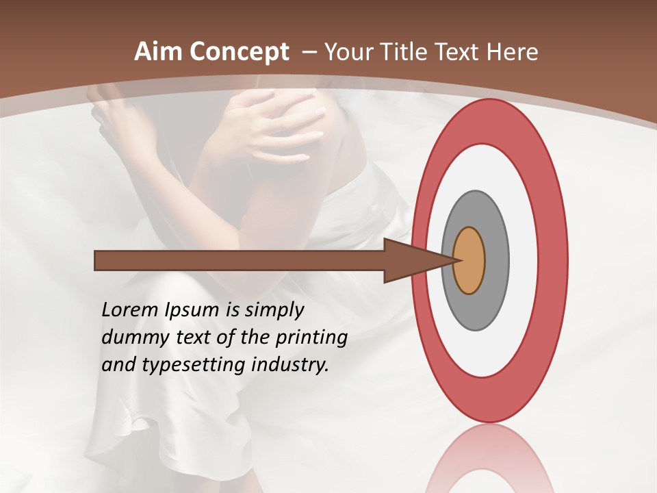 Dark Woman One PowerPoint Template