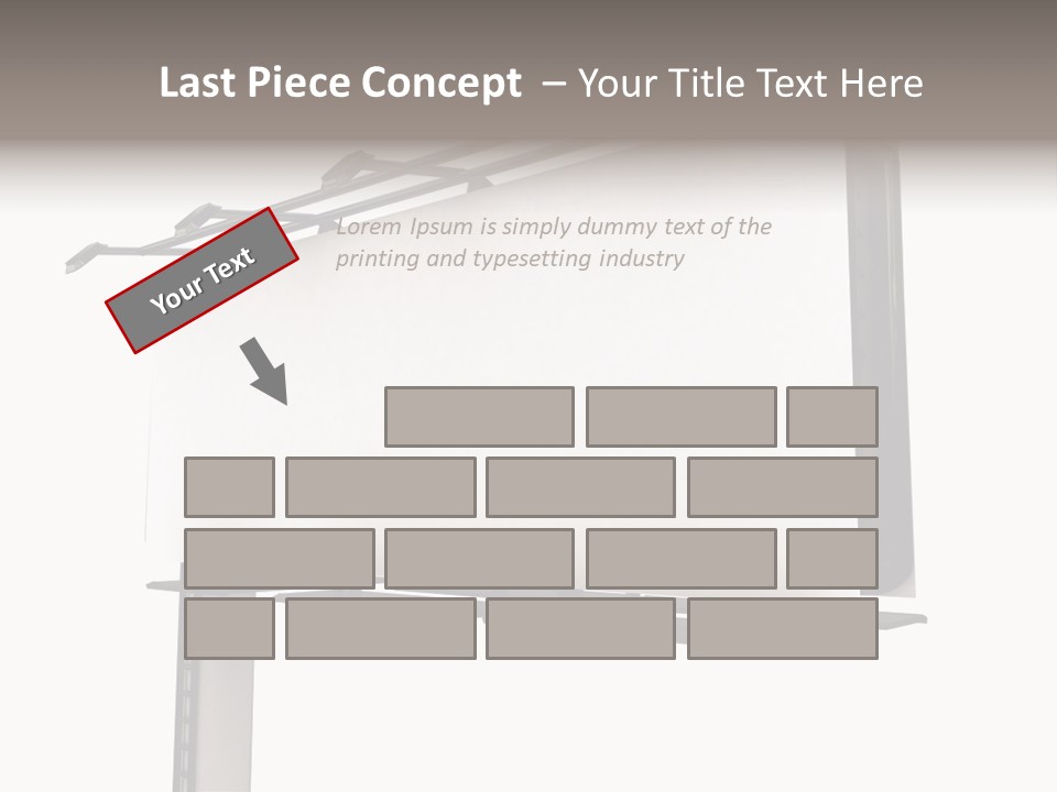 A Billboard With A Bird On Top Of It PowerPoint Template