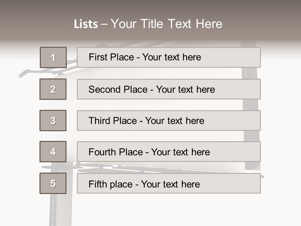 A Billboard With A Bird On Top Of It PowerPoint Template
