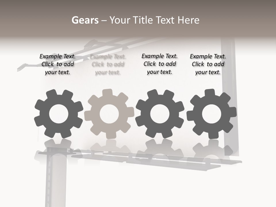 A Billboard With A Bird On Top Of It PowerPoint Template