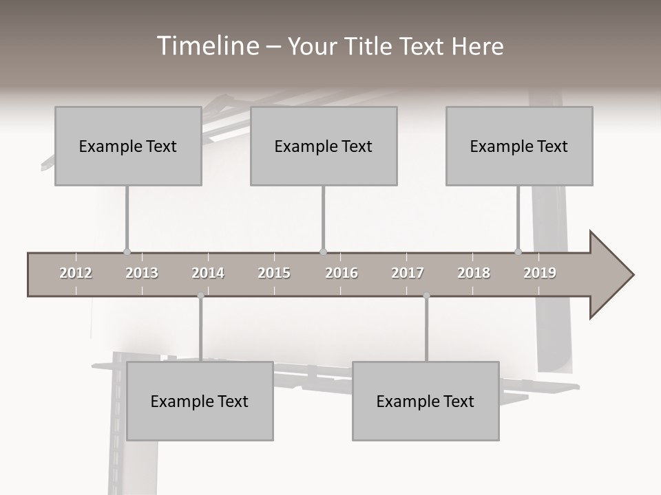 A Billboard With A Bird On Top Of It PowerPoint Template