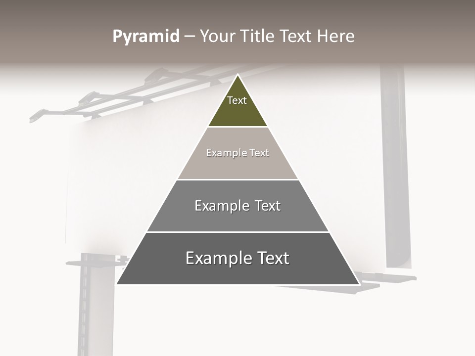 A Billboard With A Bird On Top Of It PowerPoint Template