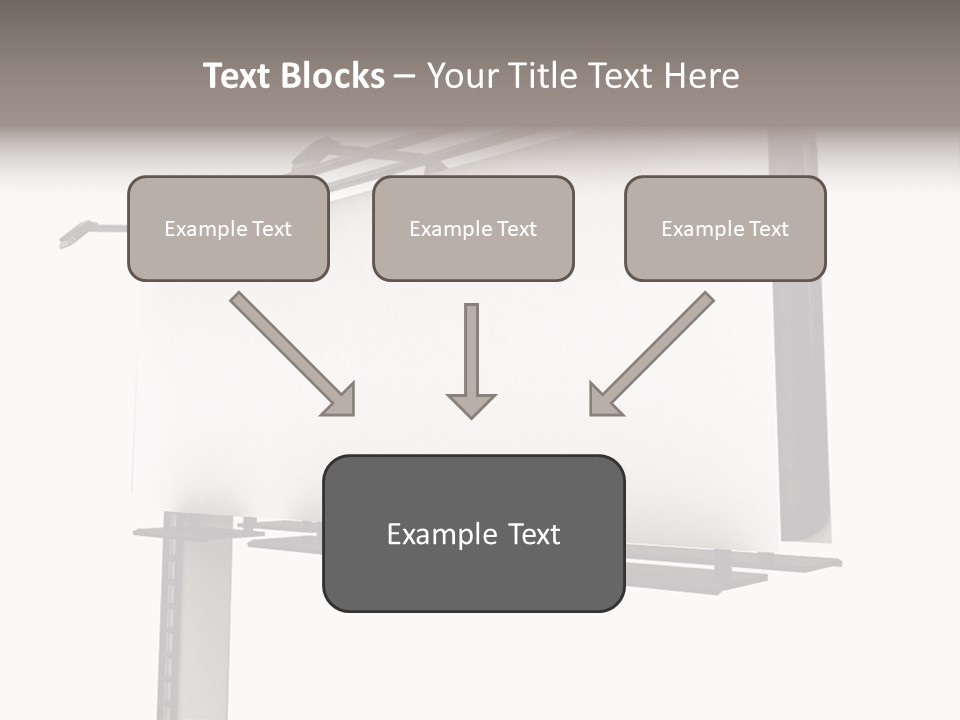 A Billboard With A Bird On Top Of It PowerPoint Template