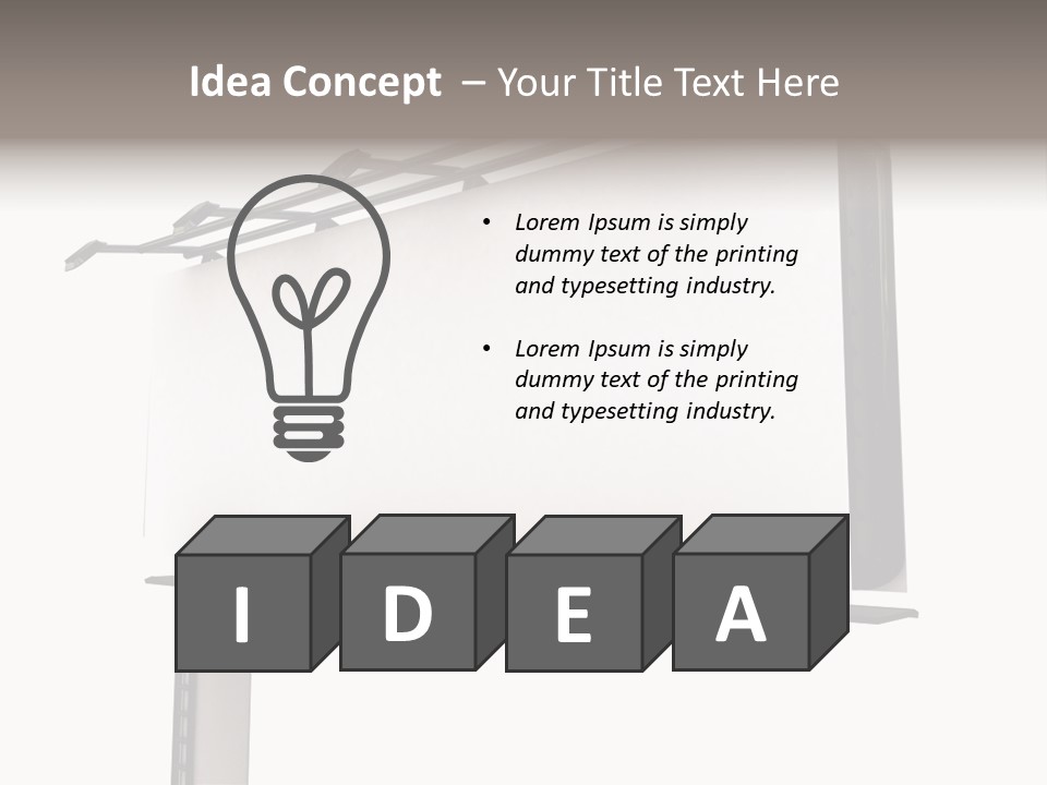 A Billboard With A Bird On Top Of It PowerPoint Template