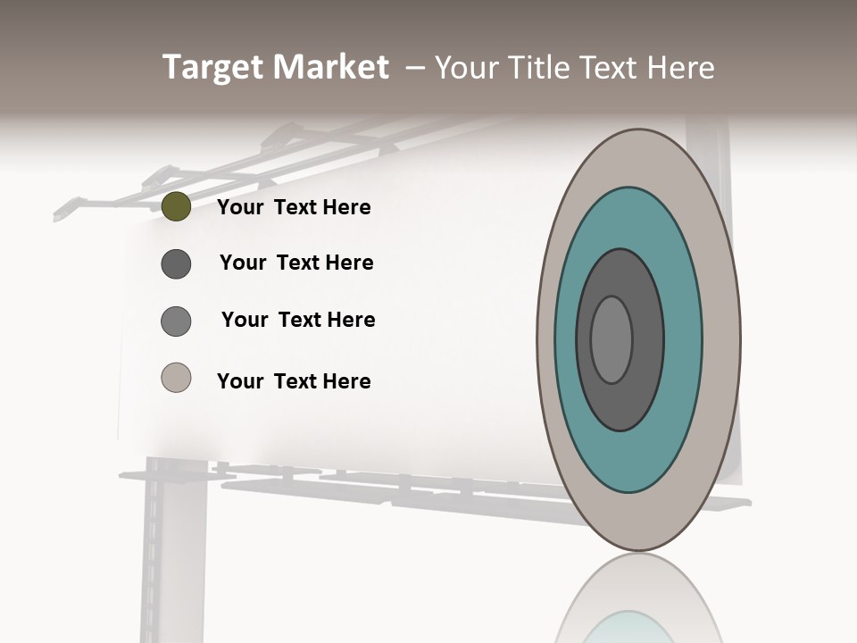 A Billboard With A Bird On Top Of It PowerPoint Template