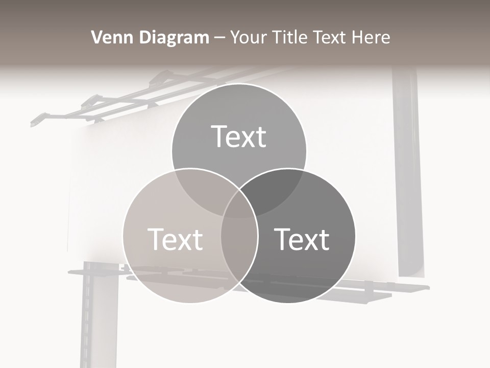 A Billboard With A Bird On Top Of It PowerPoint Template