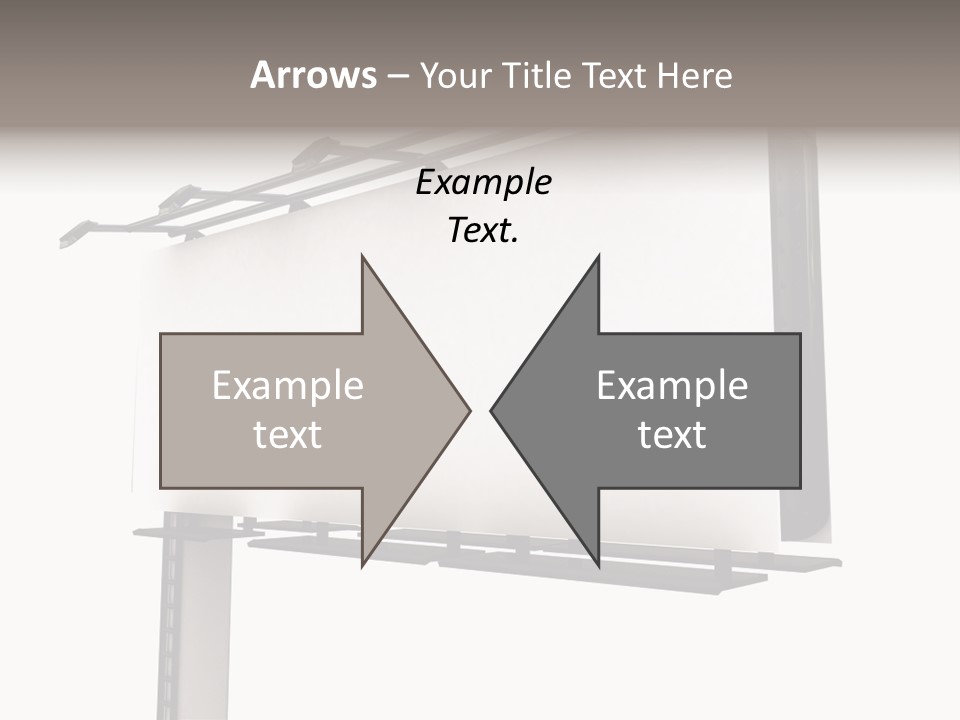 A Billboard With A Bird On Top Of It PowerPoint Template
