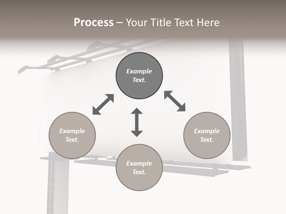 A Billboard With A Bird On Top Of It PowerPoint Template