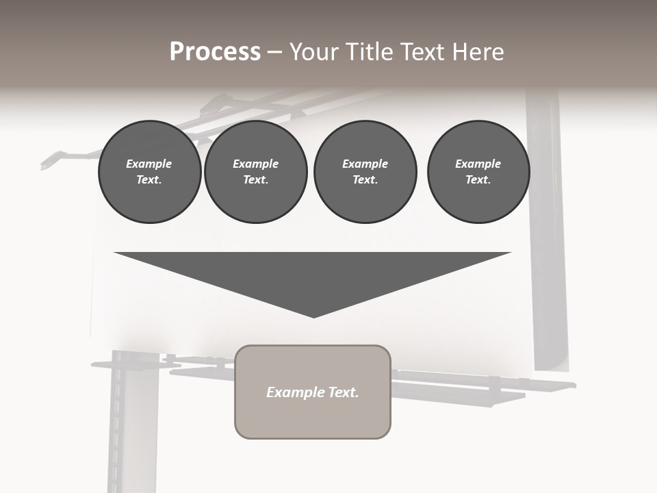 A Billboard With A Bird On Top Of It PowerPoint Template
