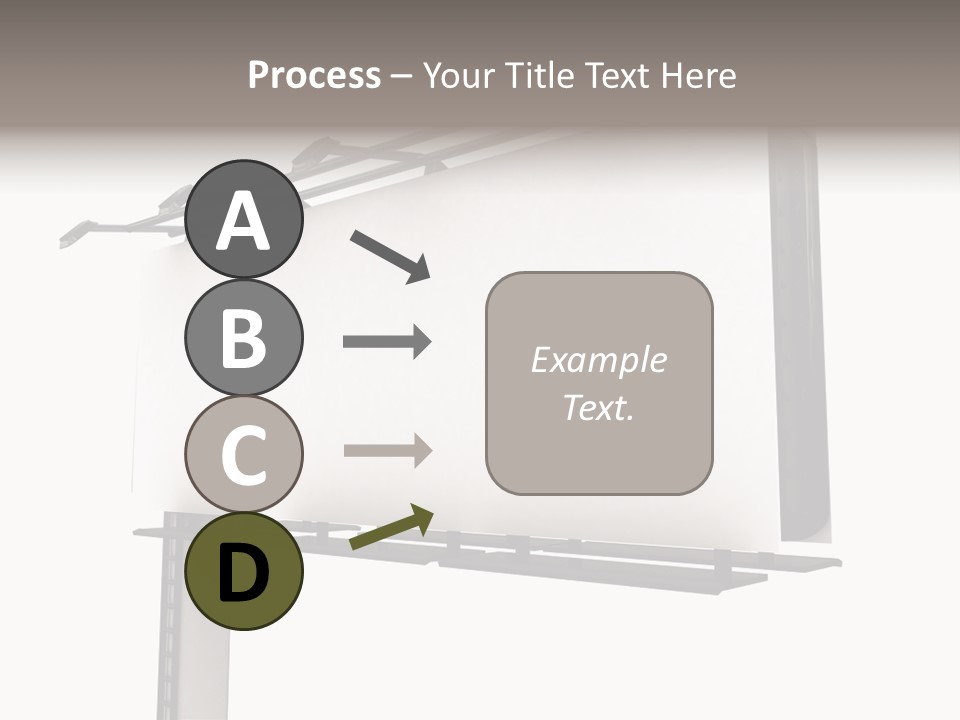 A Billboard With A Bird On Top Of It PowerPoint Template