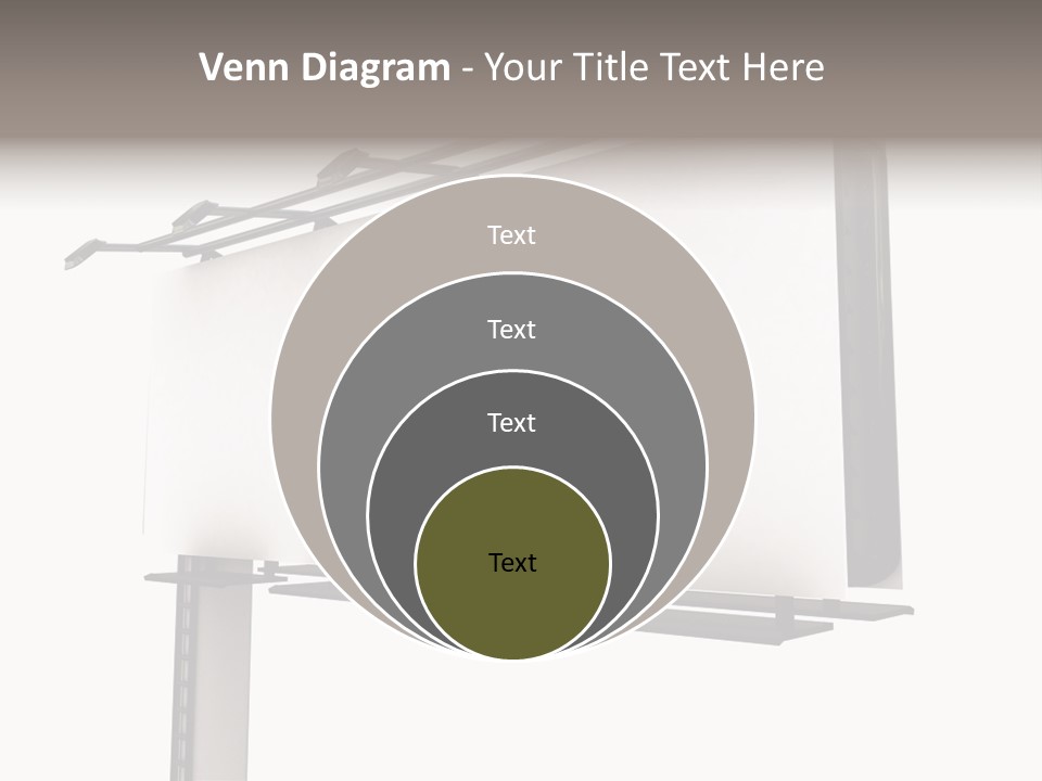 A Billboard With A Bird On Top Of It PowerPoint Template