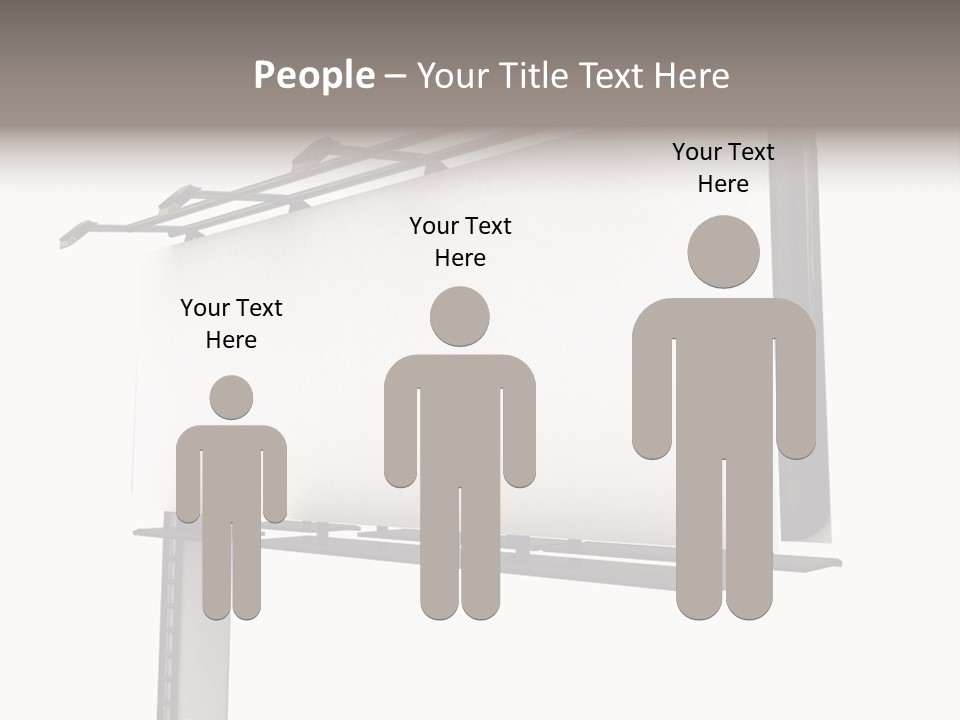 A Billboard With A Bird On Top Of It PowerPoint Template